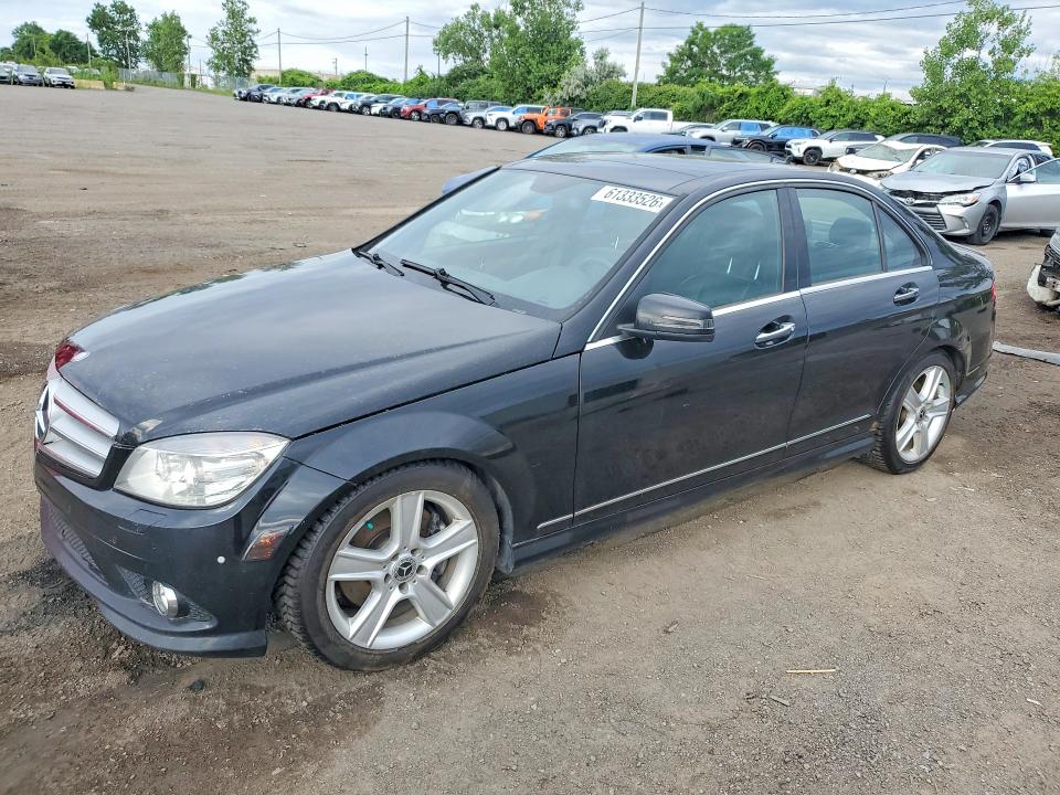 2010 Mercedes-benz C class VIN WDDGF8HB4AF505464 COPART salvage auction — MINOR DENT/SCRATCHES, Qc - Aucune Mention, sold $800 on 2026-08-05 (photo 1)