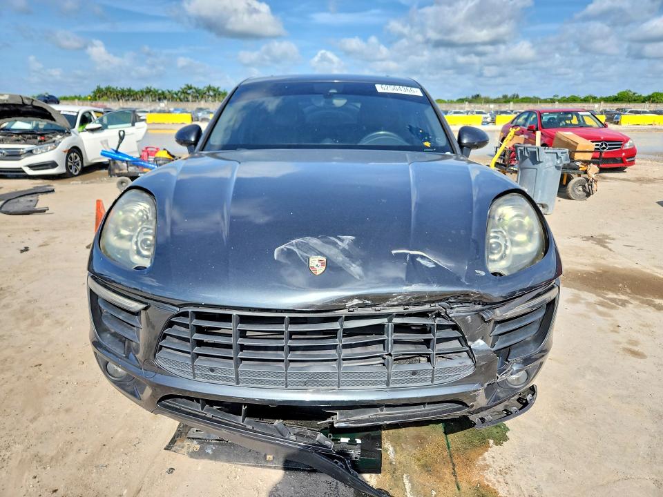 2017 Porsche Macan VIN WP1AB2A57HLB14493 COPART salvage auction — FRONT END, Fl - Cert Of Title Slvg Rebuildable, sold $7,300 on 2026-08-12 (photo 5)
