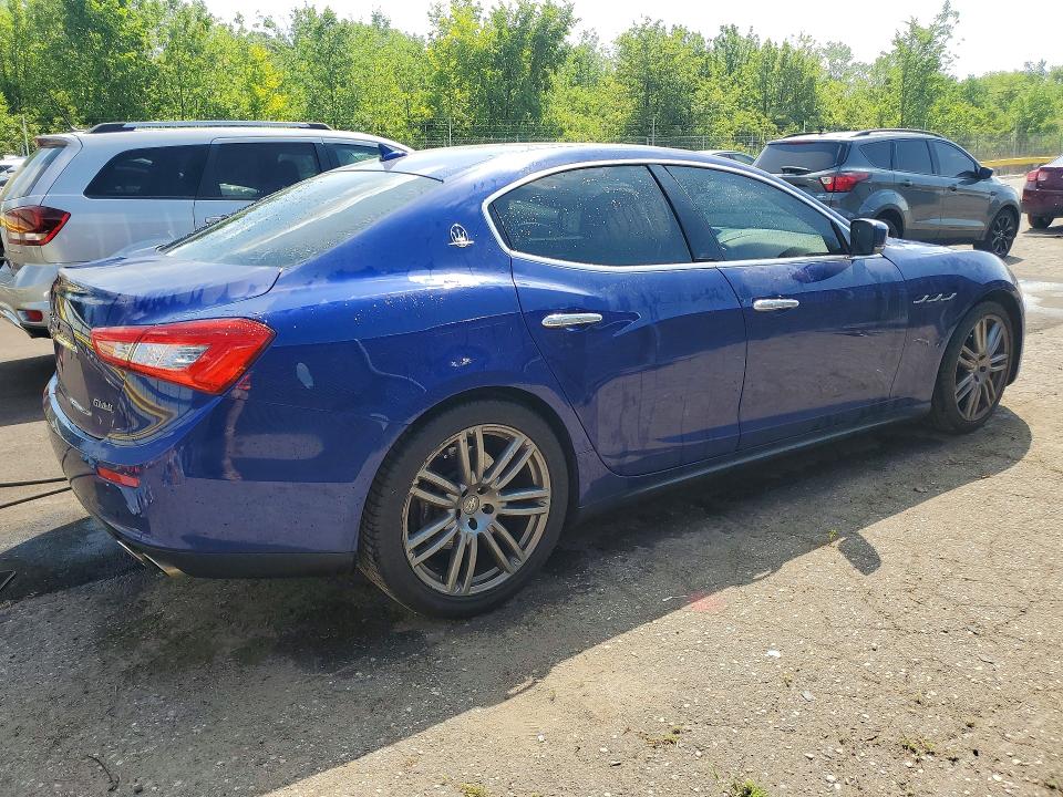 2015 Maserati Ghibli VIN ZAM57XSAXF1149319 COPART salvage auction — VANDALISM, Mi - Cert Of Title-Rebuilt Salvage, sold $2,550 on 2026-07-14 (photo 3)