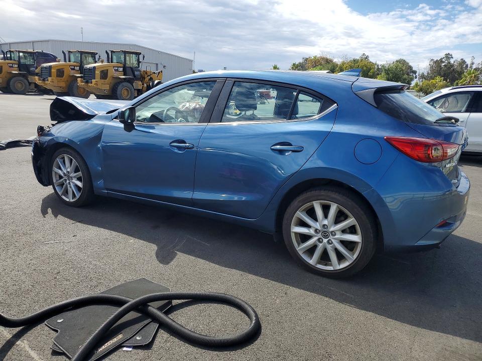 2017 Mazda 3 VIN JM1BN1M30H1135442 COPART salvage auction — FRONT END, Ca - Salvage Certificate, sold $1,550 on 2026-07-22 (photo 2)