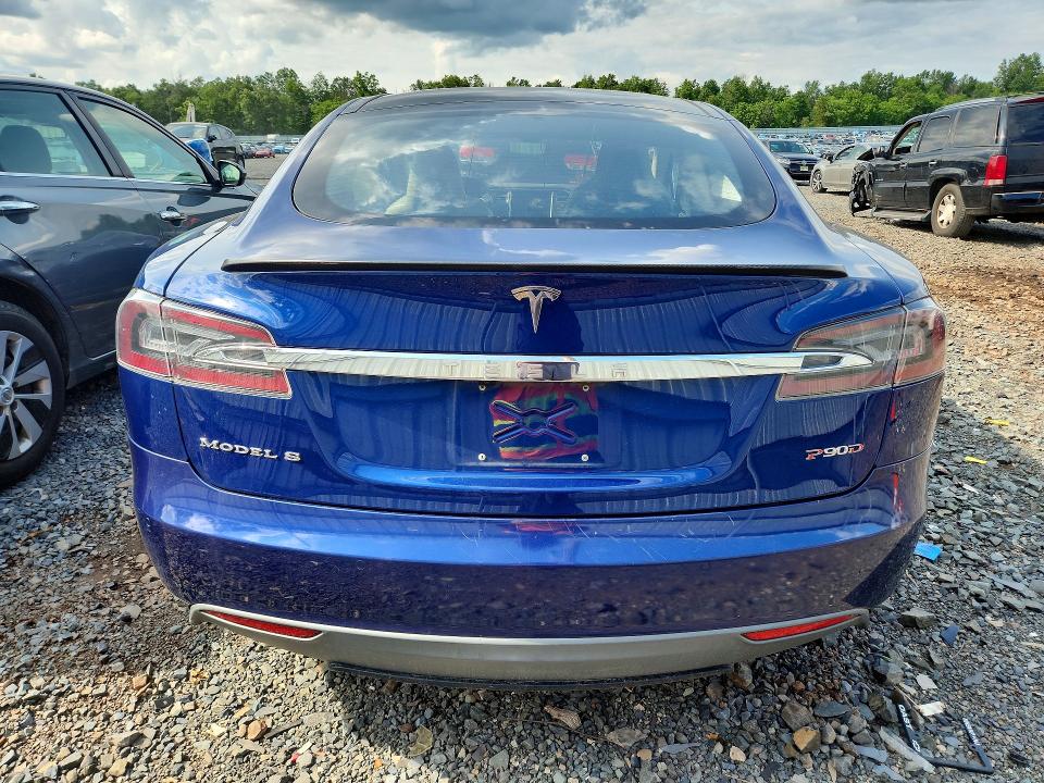 2015 Tesla Model s VIN 5YJSA1E47FF114353 COPART salvage auction — MINOR DENT/SCRATCHES, VA - CERTIFICATE OF TITLE, sold $8,500 on 2026-09-02 (photo 6)