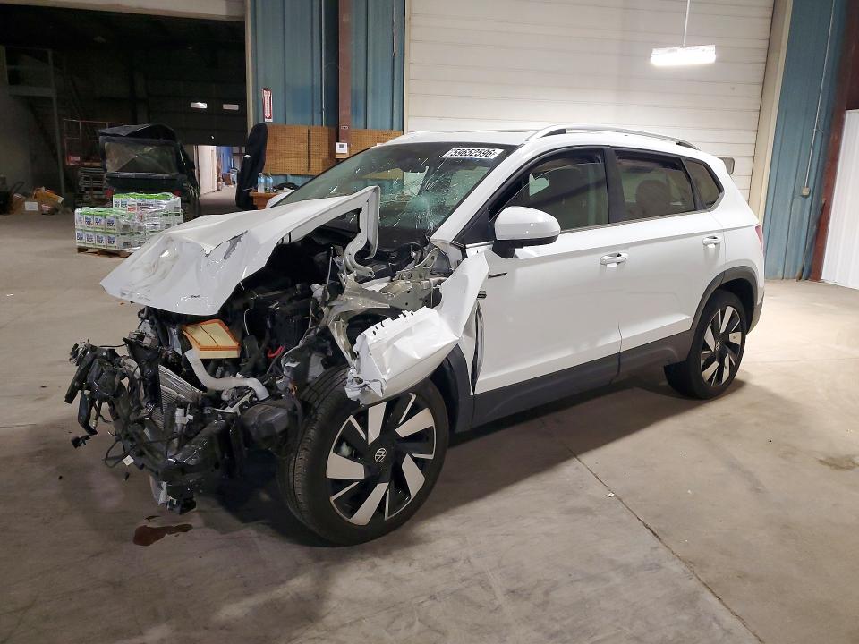 2024 Volkswagen Taos VIN 3VV4X7B24RM081374 COPART salvage auction — FRONT END, IA - CERT OF TITLE-SALVAGE TITLE, sold $150 on 2026-07-29 (photo 1)