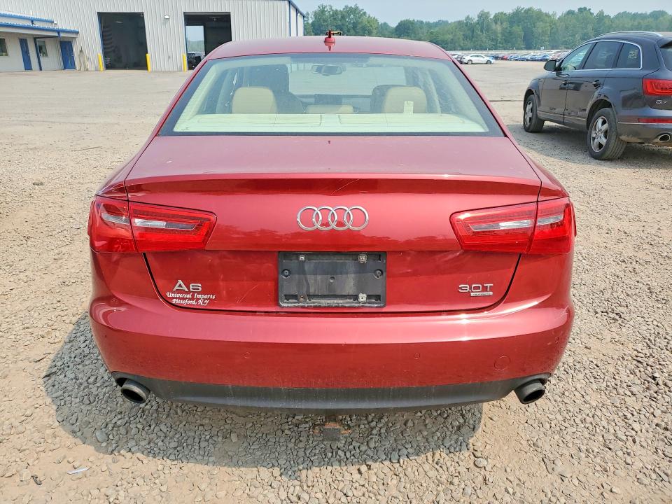 2012 Audi A6 VIN WAUGGAFC0CN057000 COPART salvage auction — FRONT END, Ny - Mv-907A Salvage Certificate, sold $450 on 2026-07-27 (photo 6)