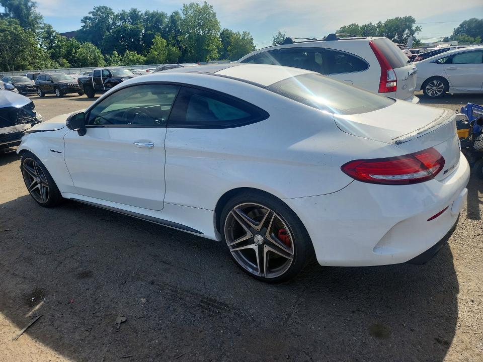 2017 Mercedes-benz C-klasse amg VIN WDDWJ8HB1HF510870 COPART salvage auction — FRONT END, Ct - Cert Of Title-Salvage, sold $9,600 on 2026-08-21 (photo 2)