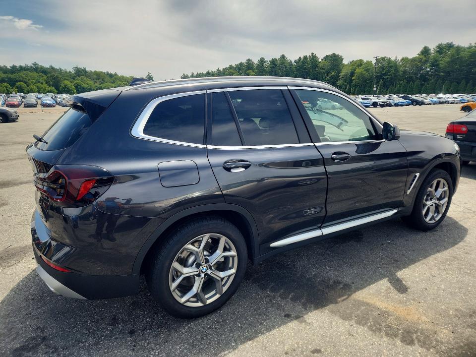 2022 BMW X3 VIN 5UX53DP00N9M92976 COPART salvage auction — PARTIAL REPAIR, Ct - Certificate Of Title, sold $7,300 on 2026-07-21 (photo 3)