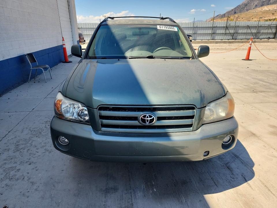 2005 Toyota Highlander VIN JTEEP21A150123412 COPART salvage auction — MECHANICAL, Ut - Certificate Of Title, sold $450 on 2026-07-27 (photo 5)