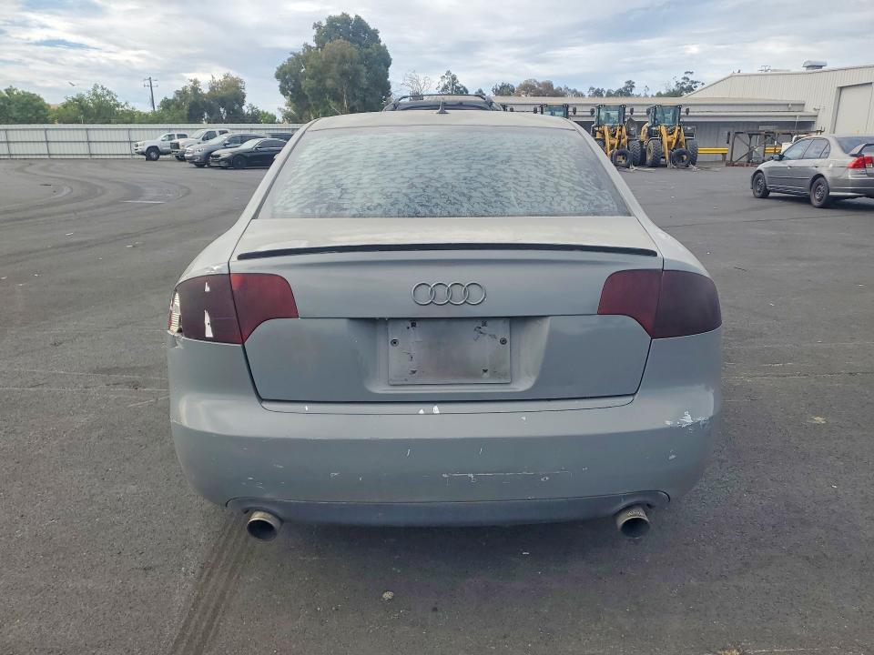 2008 Audi A4 VIN WAUDF78E48A152813 COPART salvage auction — FRONT END, Ca - Dlr/Dis/Exp Only Salvage Title, sold $175 on 2026-07-29 (photo 6)
