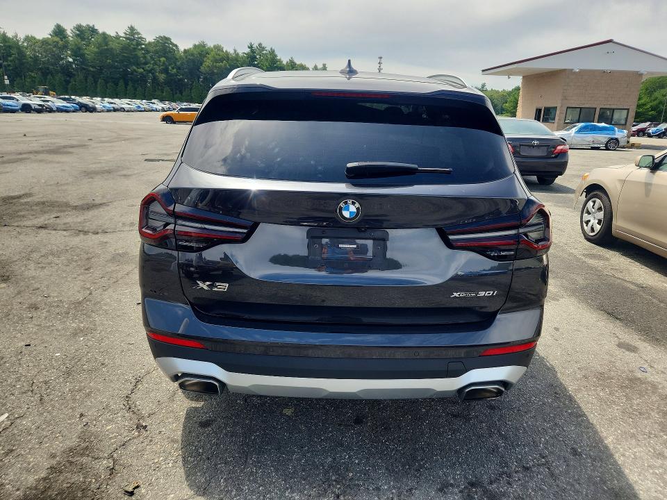 2022 BMW X3 VIN 5UX53DP00N9M92976 COPART salvage auction — PARTIAL REPAIR, Ct - Certificate Of Title, sold $7,300 on 2026-07-21 (photo 6)