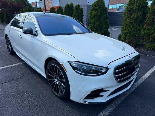 2022 Mercedes-benz S-klasse VIN W1K6G7GB3NA106035 COPART salvage auction — MINOR DENT/SCRATCHES, Salvage Title, sold $48,500 on 2026-07-30 (photo 4)