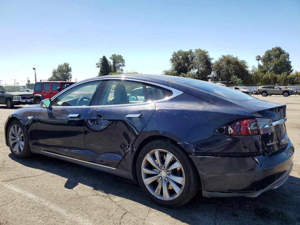 2015 Tesla Model s VIN 5YJSA1S12FFP73371 COPART salvage auction — SIDE, Ca - Salvage Certificate, sold $2,750 on 2026-07-28 (photo 2)