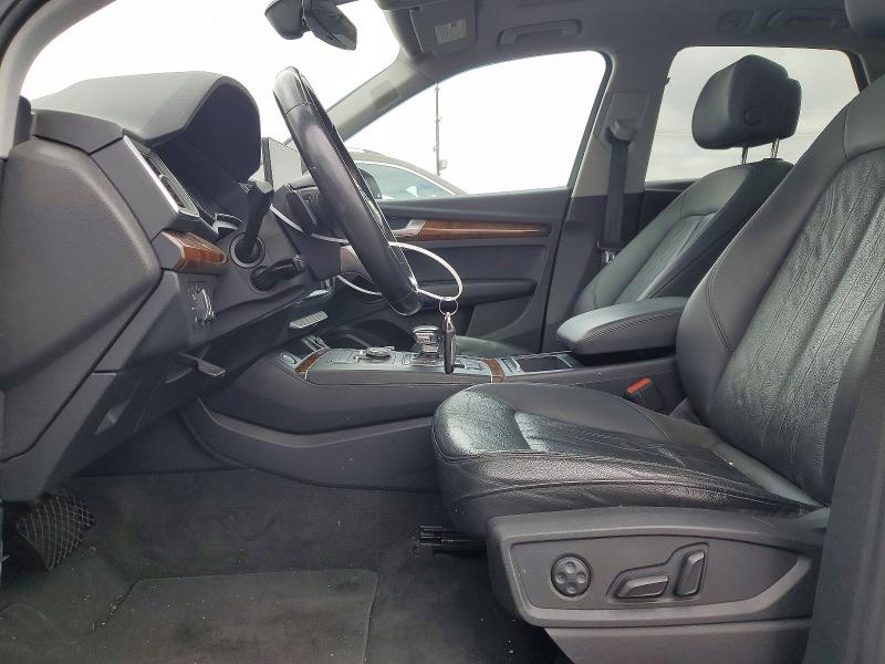 2018 Audi Q5 VIN WA1BNAFY5J2083289 COPART salvage auction — FRONT END, Ca - Salvage Certificate, sold $6,400 on 2026-07-13 (photo 7)