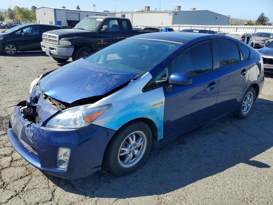 2010 Toyota Prius VIN JTDKN3DUXA0145833 COPART salvage auction — FRONT END, Ca - Salvage Certificate, sold $600 on 2026-07-24 (photo 1)