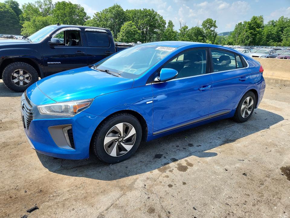 2017 Hyundai Ioniq VIN KMHC75LC0HU049985 COPART salvage auction — MINOR DENT/SCRATCHES, Ny - Certificate Of Title, sold $825 on 2026-07-30 (photo 1)