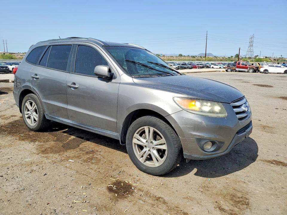 2012 Hyundai VIN 5XYZH4AG8CG153095 COPART salvage auction — REAR END, Az - Cert Of Title - Salvage, sold $1,050 on 2026-07-17 (photo 4)