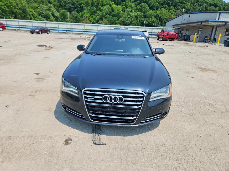 2014 Audi A8 VIN WAURGAFD0EN008240 COPART salvage auction — FRONT END, PA - CERTIFICATE OF SALVAGE, sold $350 on 2026-07-30 (photo 5)