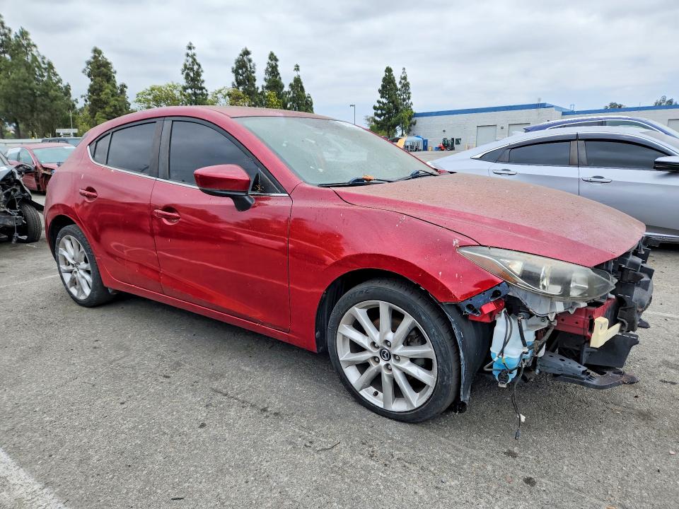 2015 Mazda 3 VIN JM1BM1L30F1228091 COPART salvage auction — FRONT END, Ca - Dis/Dlr/Exp Only Clean Title (P), sold $1,100 on 2026-07-09 (photo 4)