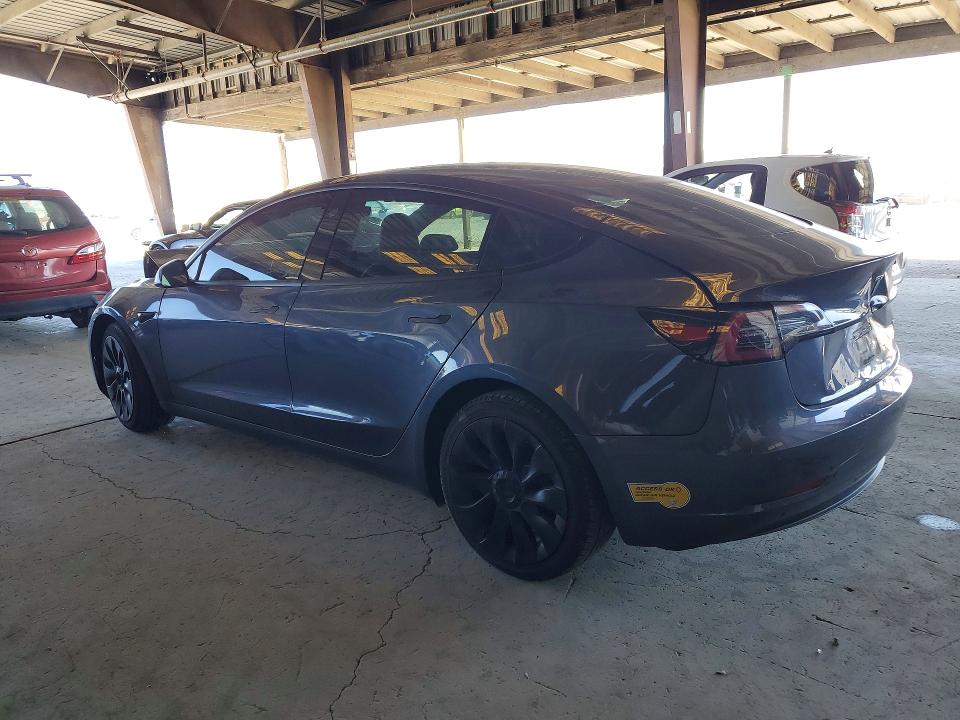 2022 Tesla Model 3 VIN 5YJ3E1EA0NF155176 COPART salvage auction — FRONT END, CA - SALVAGE CERTIFICATE, sold $6,500 on 2026-07-20 (photo 2)