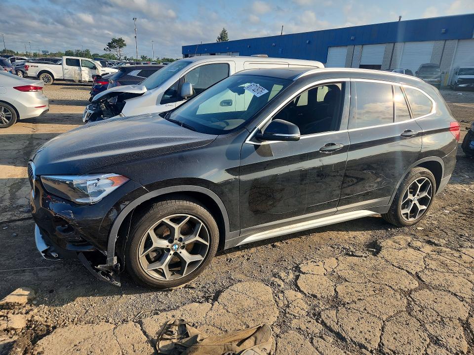 2019 BMW X1 VIN WBXHT3C59K5L91497 COPART salvage auction — FRONT END, Mi - Certificate Of Title, sold $6,100 on 2026-07-31 (photo 1)
