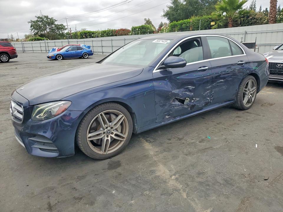 2018 Mercedes-benz E-klasse VIN WDDZF4JB9JA456769 COPART salvage auction — SIDE, Salvage Title, sold $7,000 on 2026-08-18 (photo 1)