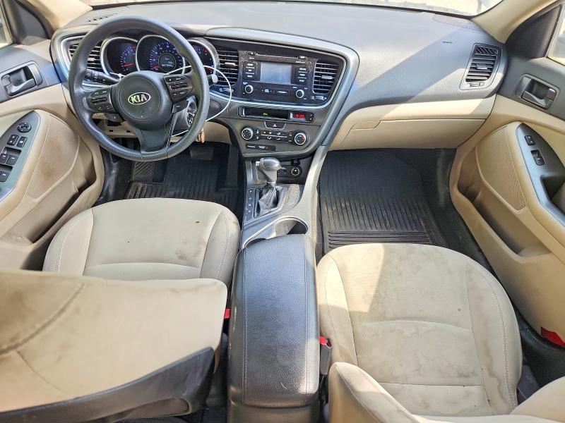 2015 Kia Optima VIN 5XXGM4A79FG442501 COPART salvage auction — MECHANICAL, Oh - Certificate Of Title, sold $550 on 2026-07-29 (photo 8)