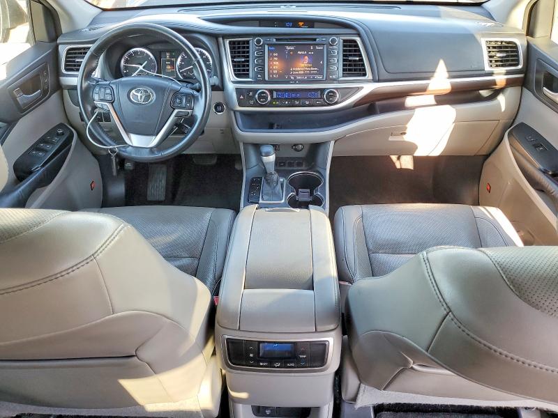2015 Toyota Highlander VIN 5TDYKRFH5FS054138 COPART salvage auction — FRONT END, Ca - Salvage Certificate, sold $1,200 on 2026-07-21 (photo 8)