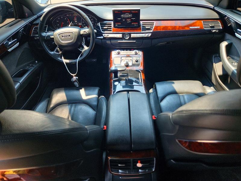 2014 Audi A8 VIN WAURGAFD0EN008240 COPART salvage auction — FRONT END, PA - CERTIFICATE OF SALVAGE, sold $350 on 2026-07-30 (photo 8)