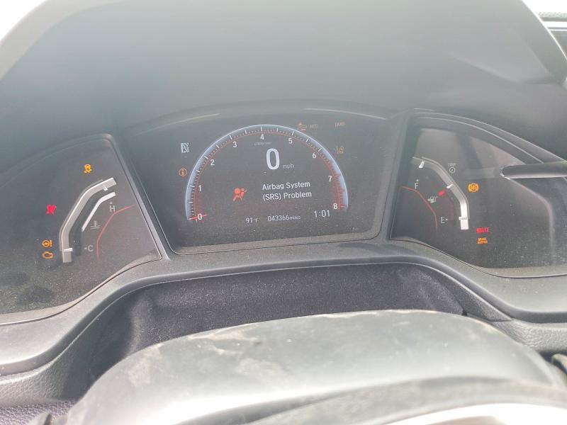 2019 Honda Civic VIN SHHFK7H48KU424873 COPART salvage auction — FRONT END, AL - CERT OF TITLE-FLOOD SALVAGE, sold $4,100 on 2026-07-29 (photo 9)