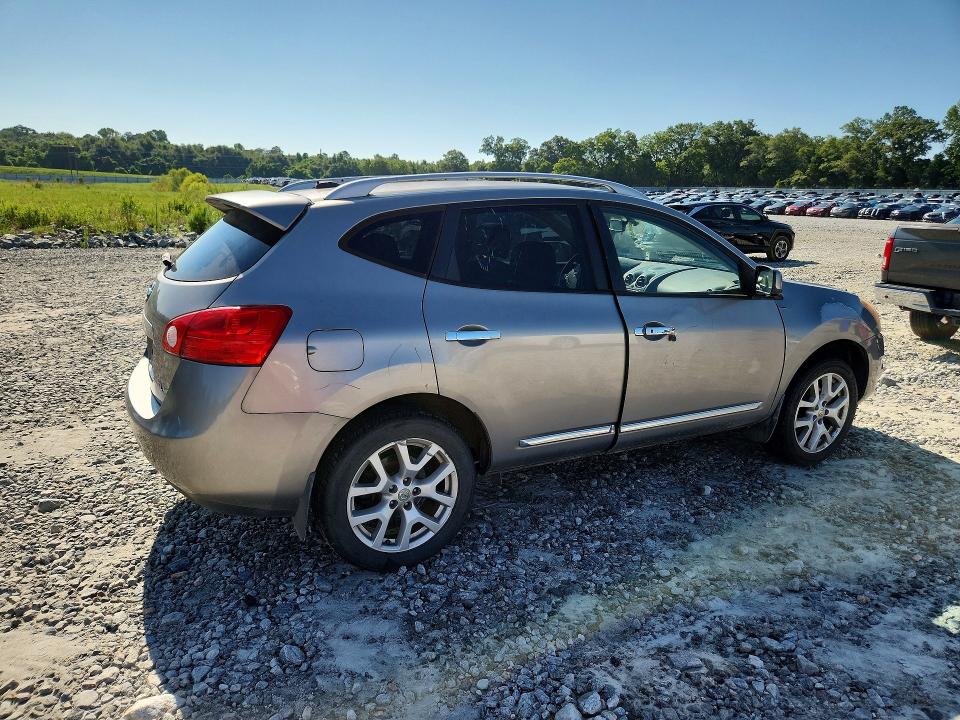 2011 Nissan Rogue sport VIN JN8AS5MVXBW313501 COPART salvage auction — REAR END, GA - CERT OF TITLE-SALVAGE (P), sold $100 on 2026-07-23 (photo 3)