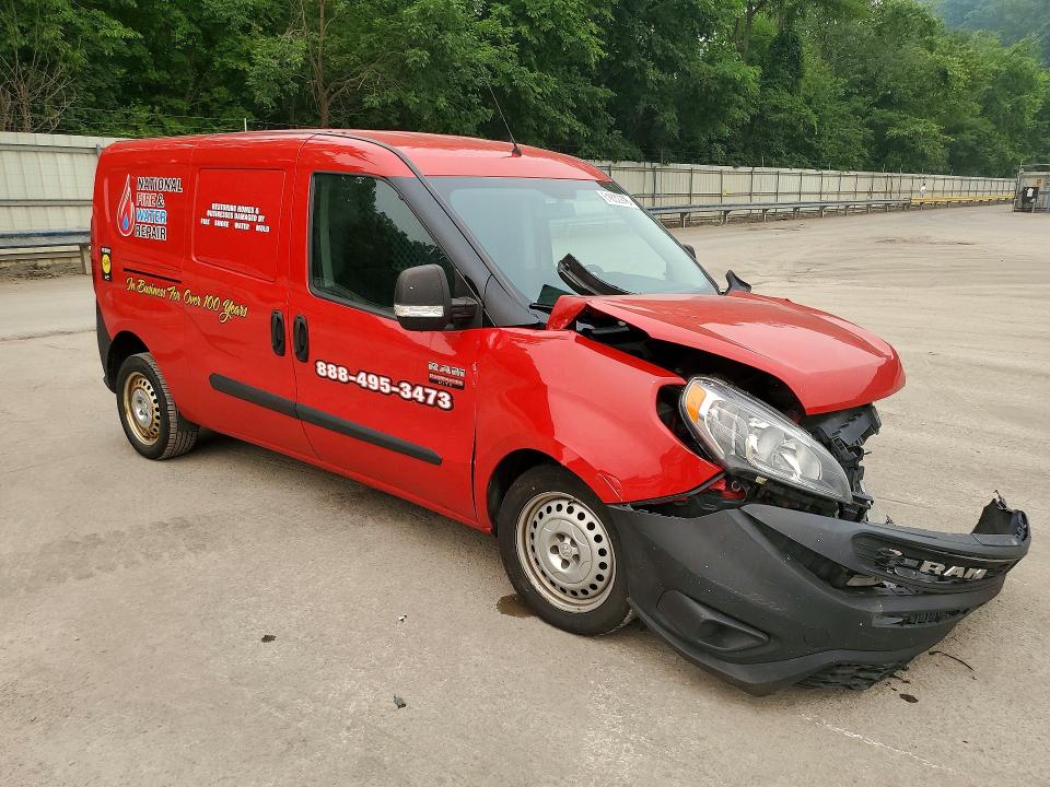 2019 Ram Promaster city VIN ZFBHRFAB7K6M07649 COPART salvage auction — FRONT END, Pa - Certificate Of Salvage, sold $350 on 2026-08-06 (photo 4)