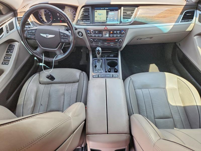 2015 Hyundai Genesis VIN KMHGN4JE4FU063875 COPART salvage auction — HAIL, KS - CERT OF TITLE-SALVAGE (P), sold $1,200 on 2026-07-27 (photo 8)