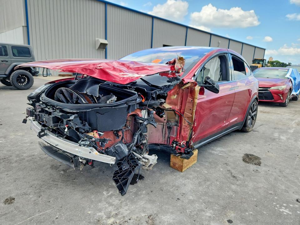 2023 Tesla Model x VIN 7SAXCBE66PF430614 — COPART salvage auction photo