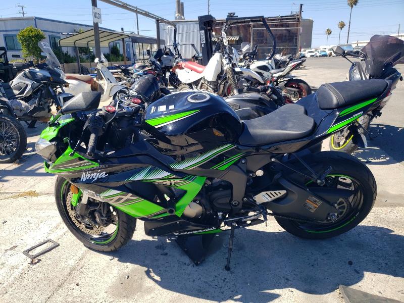 2016 Kawasaki Zx VIN JKBZXJE13GA020392 COPART salvage auction — FRONT END, Ca - Salvage Certificate, sold $2,150 on 2026-07-16 (photo 3)