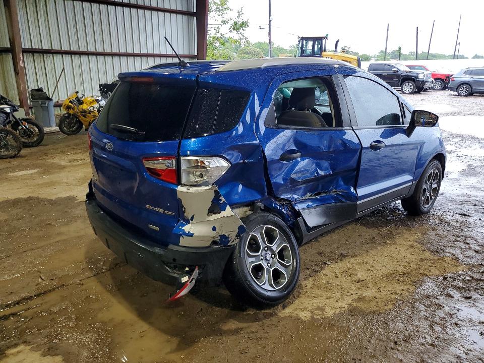 2018 Ford Ecosport VIN MAJ3P1RE1JC186019 COPART salvage auction — SIDE, TX - SALVAGE VEHICLE TITLE (P), sold $800 on 2026-07-16 (photo 3)