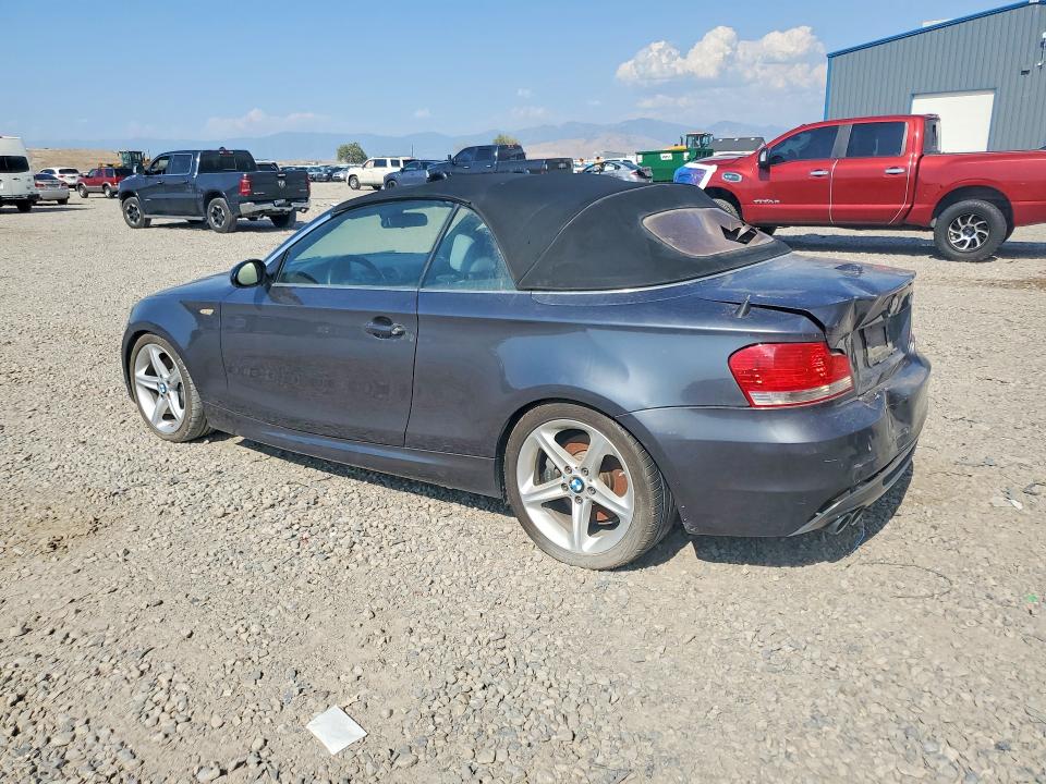 2008 BMW 1 series VIN WBAUN93588VF55615 COPART salvage auction — REAR END, UT - CERTIFICATE OF TITLE, sold $400 on 2026-08-04 (photo 2)