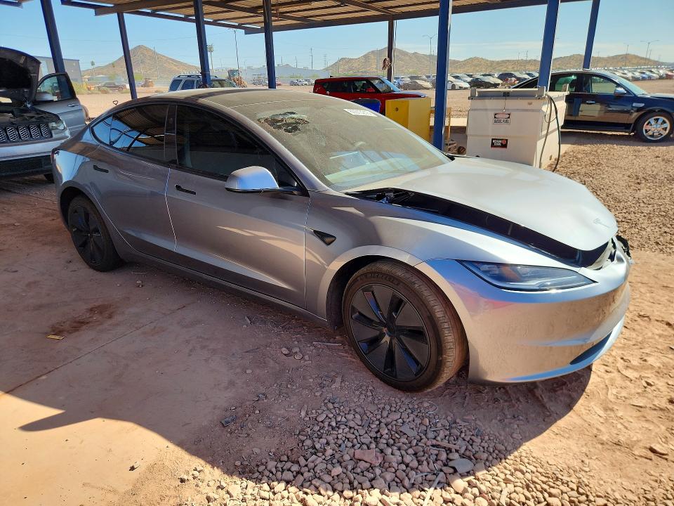 2025 Tesla VIN 5YJ3E1EA2SF081058 COPART salvage auction — FRONT END, Salvage Title, sold $250 on 2026-07-23 (photo 4)