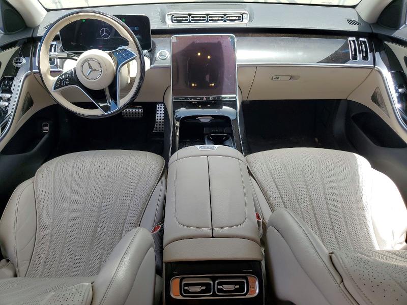 2022 Mercedes-benz S-klasse VIN W1K6G6DB0NA160147 COPART salvage auction — MINOR DENT/SCRATCHES, Fl - Cert Of Title-Salvage Theft, sold $18,200 on 2026-07-28 (photo 8)