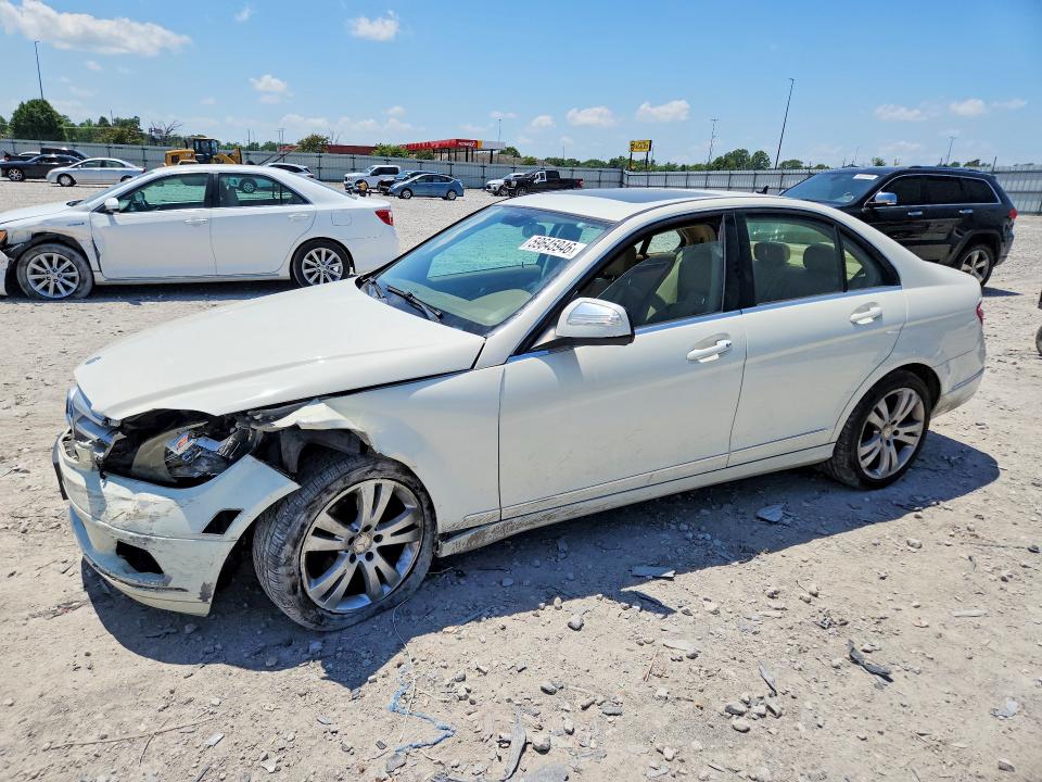 2008 Mercedes-benz C-klasse VIN WDDGF81X08F112061 COPART salvage auction — UNDERCARRIAGE, Il - Salvage Certificate, sold $550 on 2026-08-05 (photo 1)