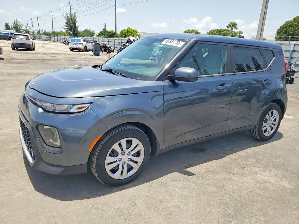 2020 Kia Soul VIN KNDJ23AU8L7010613 COPART salvage auction — FRONT END, Fl - Certificate Of Title, sold $2,600 on 2026-07-29 (photo 1)
