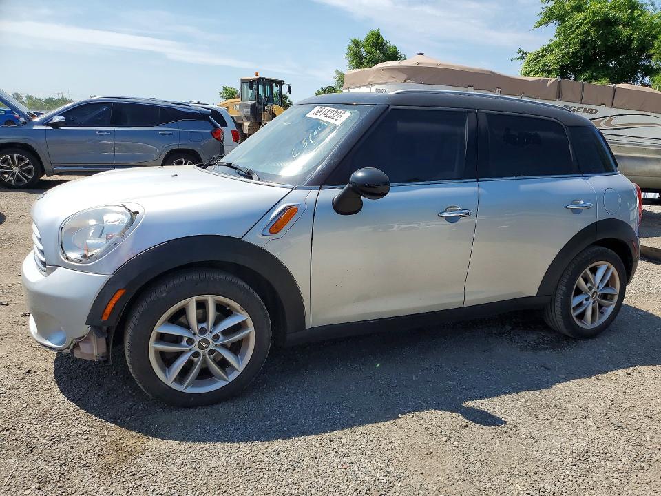 2011 Mini Cooper VIN WMWZB3C53BWH95491 COPART salvage auction — FRONT END, On - Permit Salvage, sold $125 on 2026-07-28 (photo 1)