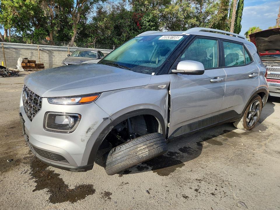 2025 Hyundai Venue VIN KMHRC8A3XSU403951 COPART salvage auction — FRONT END, CA - CERTIFICATE OF TITLE, sold $60 on 2026-07-22 (photo 1)