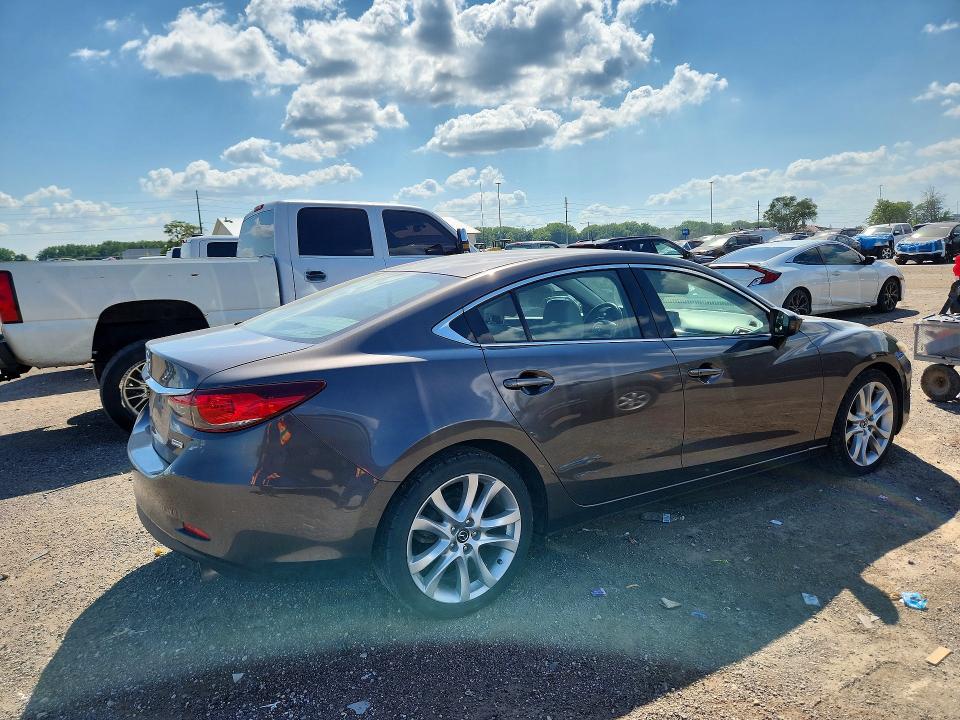 2016 Mazda 6 VIN JM1GJ1V50G1484293 COPART salvage auction — MECHANICAL, Ia - Certificate Of Title, sold $1,300 on 2026-07-24 (photo 3)