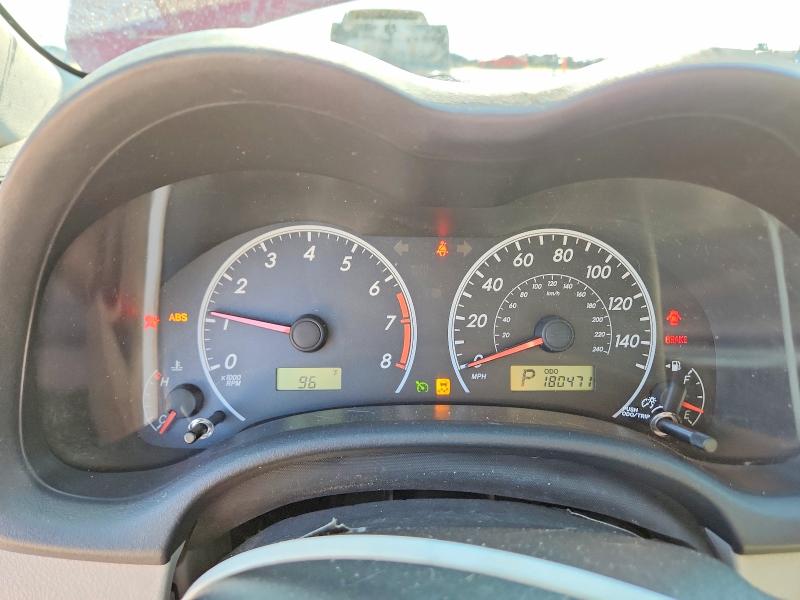 2013 Toyota Corolla VIN 5YFBU4EE6DP163434 COPART salvage auction — ALL OVER, TX - SALVAGE VEHICLE TITLE (P), sold $850 on 2026-07-15 (photo 9)
