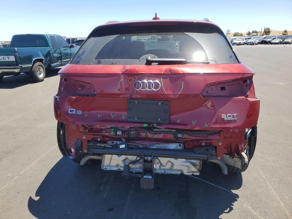 2018 Audi VIN WA1BNAFY4J2165224 COPART salvage auction — REAR END, Ca - Salvage Certificate, sold $10,600 on 2026-07-15 (photo 6)