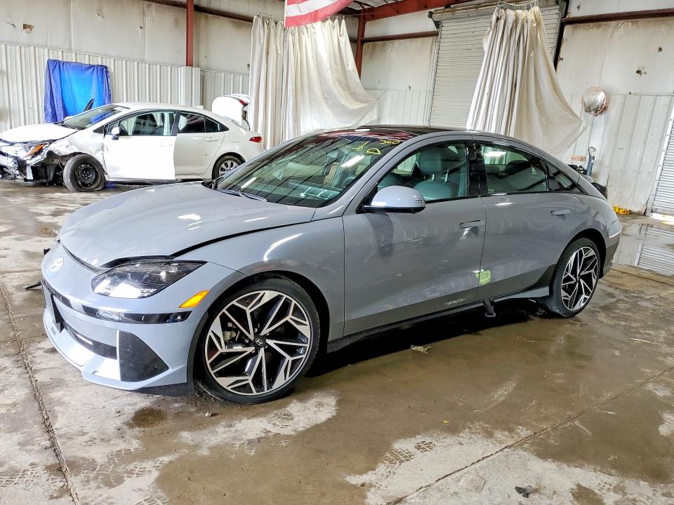 2023 Hyundai Ioniq 6 VIN KMHM54AC8PA051300 COPART salvage auction — FRONT END, Ny - Mv-907A Salvage Certificate, sold $8,600 on 2026-08-31 (photo 1)