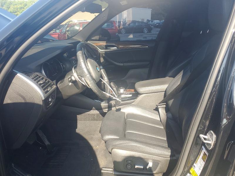 2018 BMW X3 VIN 5UXTR9C54JLC80909 COPART salvage auction — WATER/FLOOD, CT - CERT OF TITLE-SALVAGE, sold $650 on 2026-07-21 (photo 7)