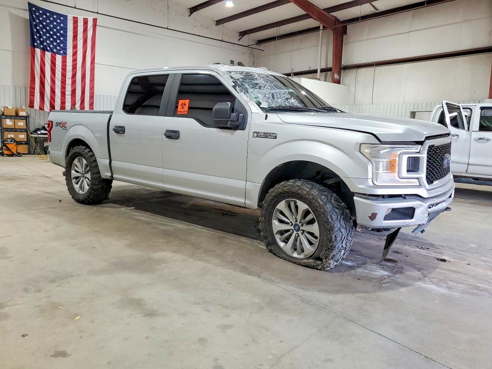 2018 Ford VIN 1FTEW1EP7JKF40533 COPART salvage auction — FRONT END, Tx - Certificate Of Title (P), sold $5,700 on 2026-07-22 (photo 4)
