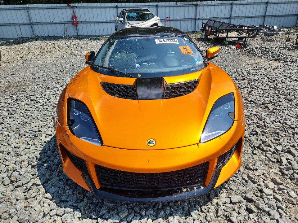 2018 Lotus Evora VIN SCCLMDVNXJHA10486 COPART salvage auction — REAR END, Nj - Cert Of Title-Salvage, sold $16,600 on 2026-08-12 (photo 5)