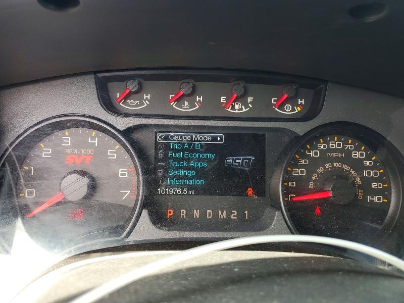 2013 Ford F-150 lightning VIN 1FTFW1R61DFA89358 COPART salvage auction — MINOR DENT/SCRATCHES, MA - CERTIFICATE OF TITLE (P), sold $15,000 on 2026-07-30 (photo 9)
