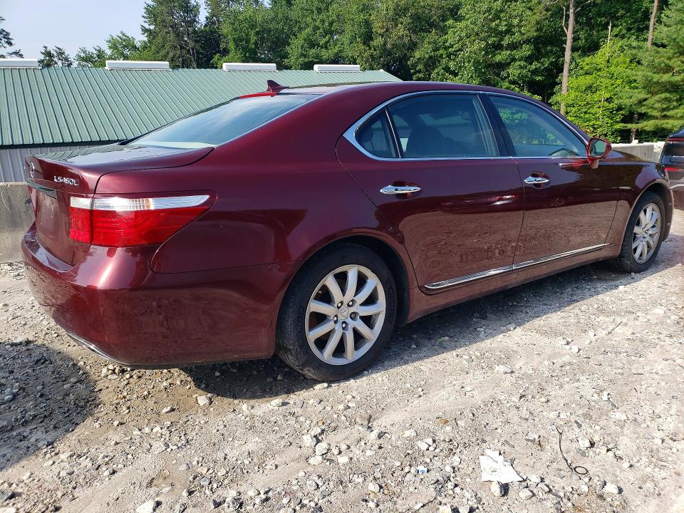 2007 Lexus Ls 460 VIN JTHGL46F775008813 COPART salvage auction — UNDERCARRIAGE, MA - CERT OF TITLE-RECONSTRCTD COLL, sold $750 on 2026-07-15 (photo 3)