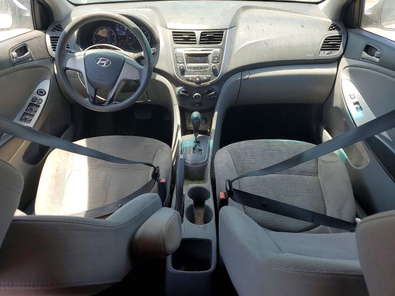 2016 Hyundai Accent VIN KMHCT4AE2GU105918 COPART salvage auction — MINOR DENT/SCRATCHES, Ca - App For Dup Clean Or Ac, sold $600 on 2026-07-31 (photo 8)